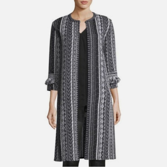 ST JOHN Wool Blend Tweed Cardigan & Dress Set - Picture 2 of 16